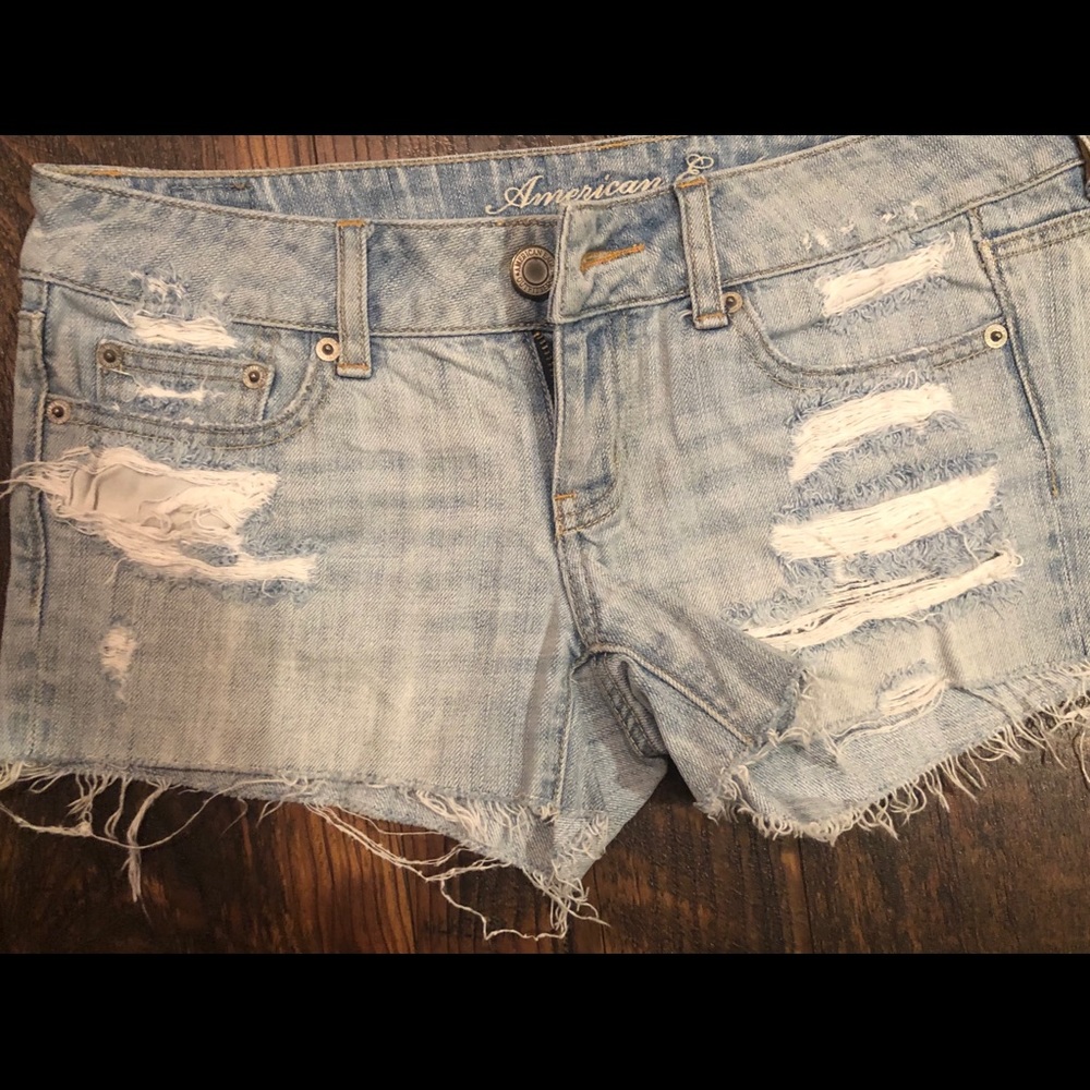 American Eagle Denim Shorty shorts -2